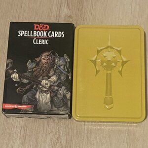 Dungeons & Dragons - Spellbook Cards: Cleric and Cleric Spell Tracker